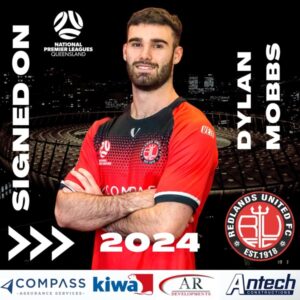 MOBBS SIGNS ON AT REDLANDS FOR SEASON 2024!