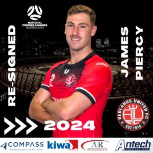 PIERCY RE-SIGNS AT REDLANDS FOR SEASON 2024!
